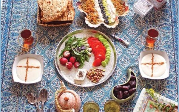 توصیه های مهم تغذیه ای در ماه رمضان