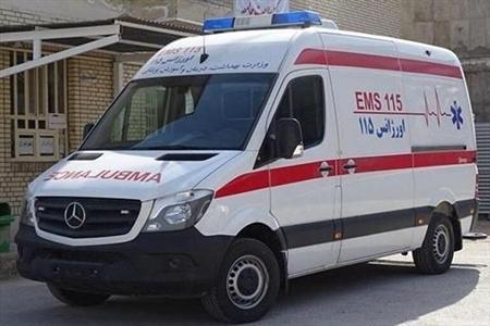 اعزام 8 دستگاه آمبولانس برای حادثه واژگونی اتوبوس در خراسان رضوی