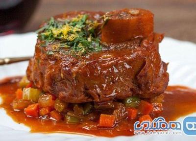 اوسوبوکو الا میلانیز یکی از خوشمزه ترین غذاهای ایتالیا به شمار می رود